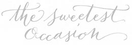 The Sweetest Occasion